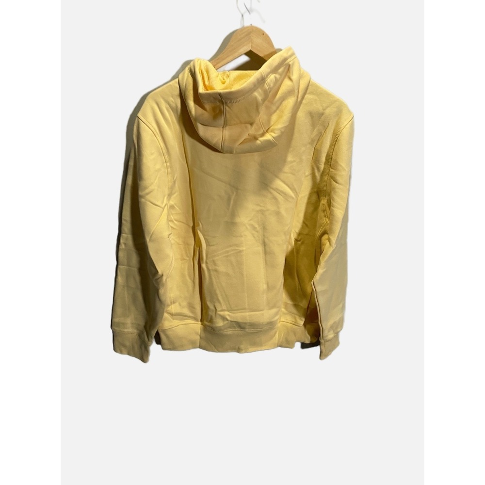 All In Motion Hoodie Women M Yellow Long Sleeve cozy Interior Activewear Comfy - Picture 5 of 5